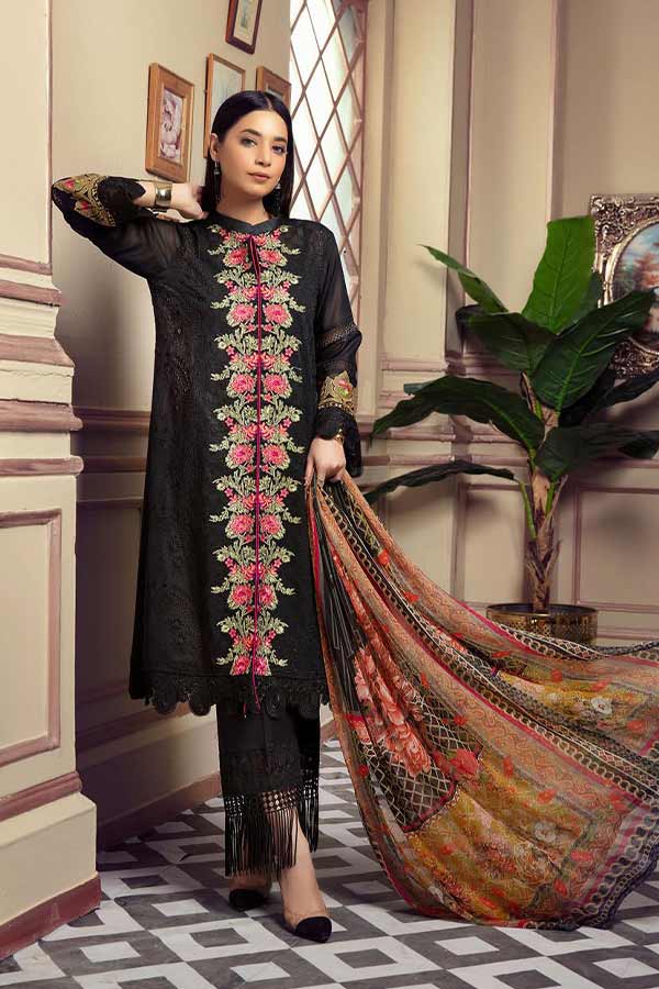 Blossom Emb Swis Lawn`21 Vol-1 D#02