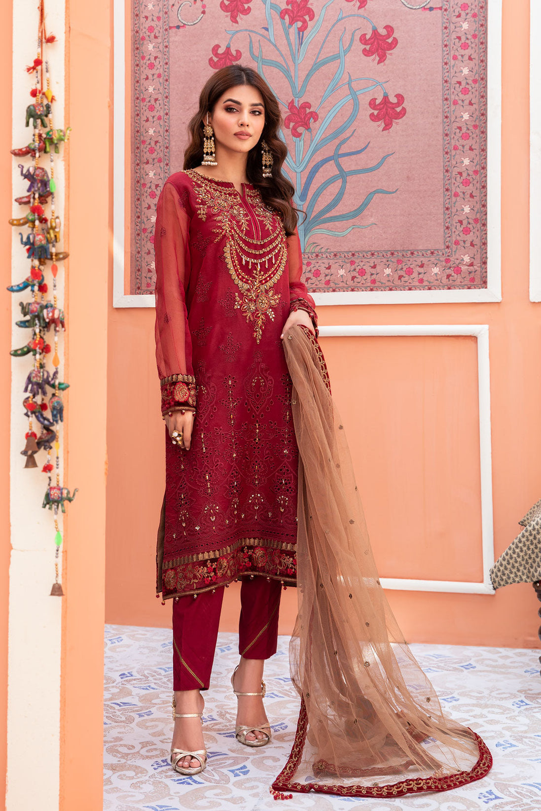 Meem Organza Handwork`21 D#06