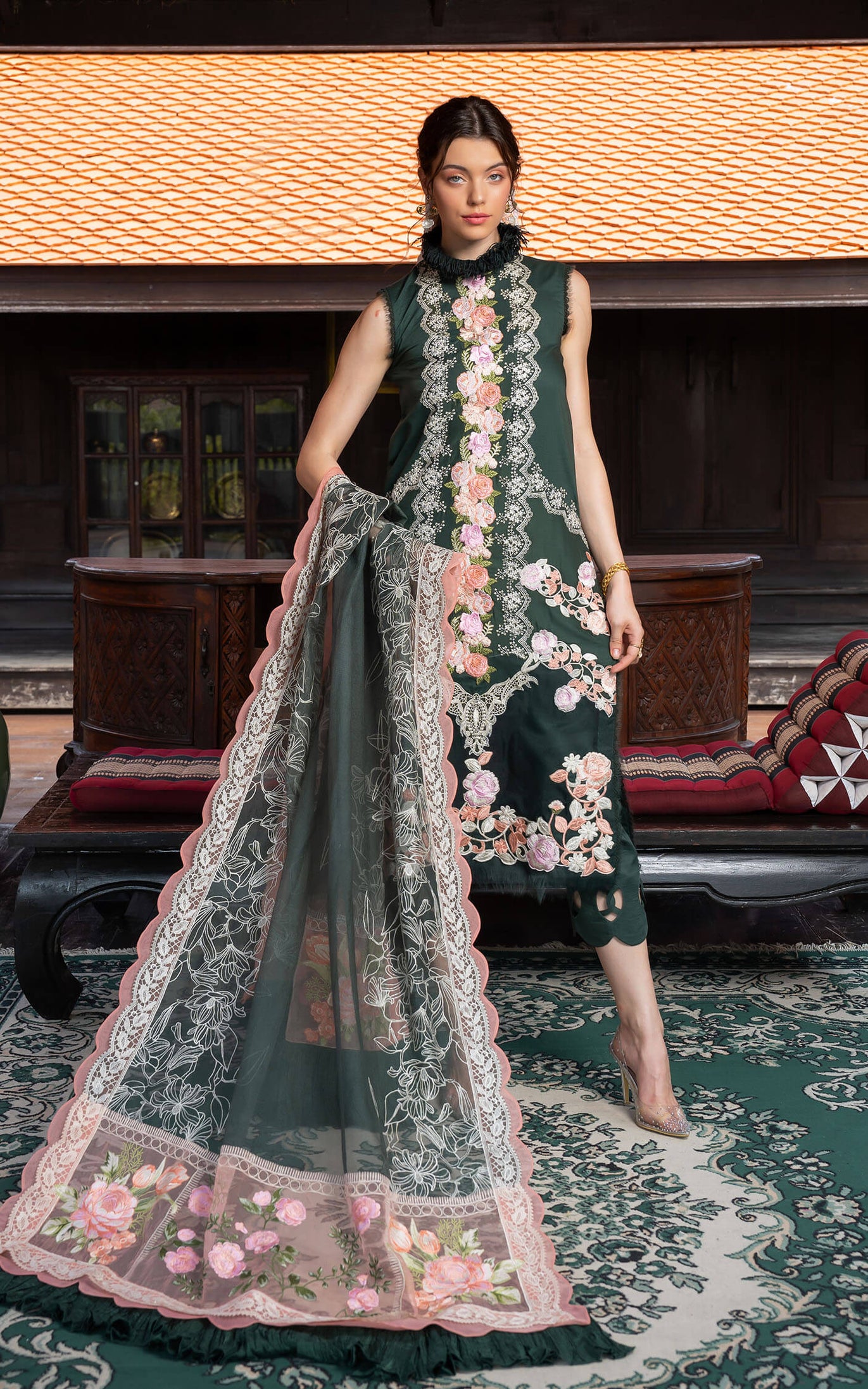 Asifa & Nabeel Luxury Lawn'24 D#03