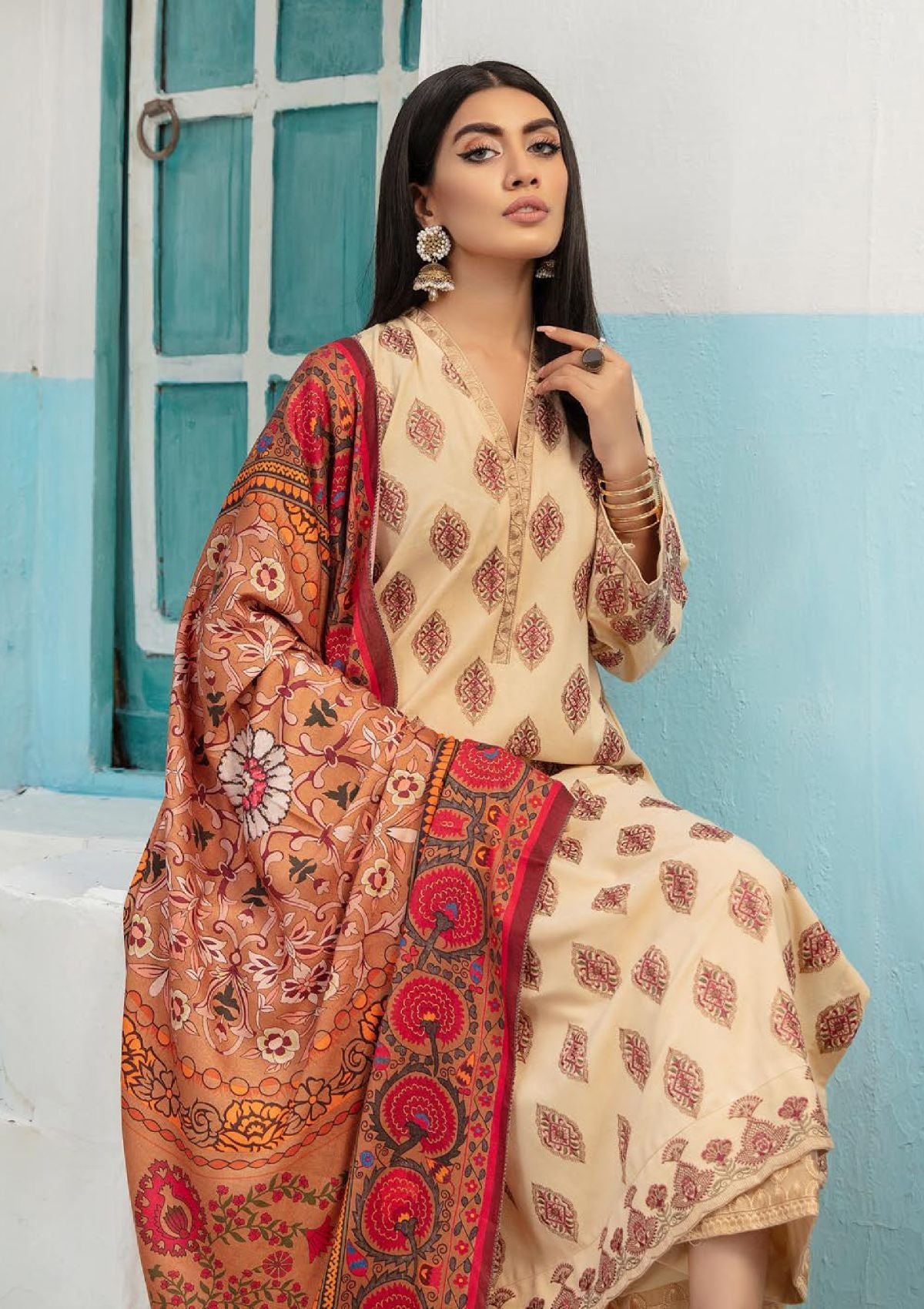 Johra Cashmere L/Peach`22 JR#433