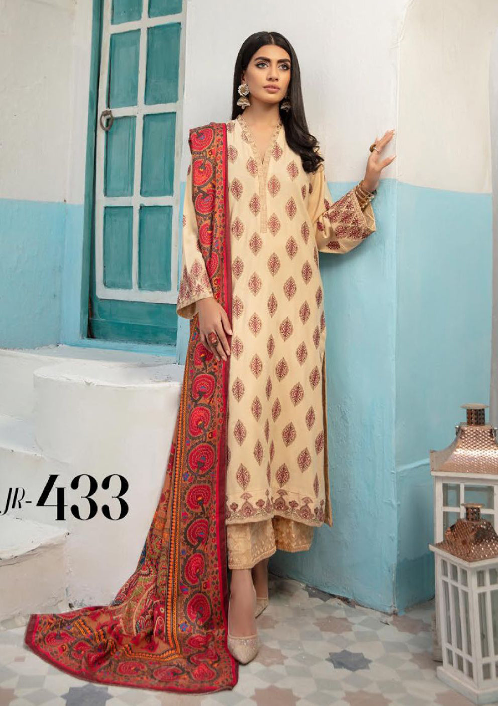 Johra Cashmere L/Peach`22 JR#433