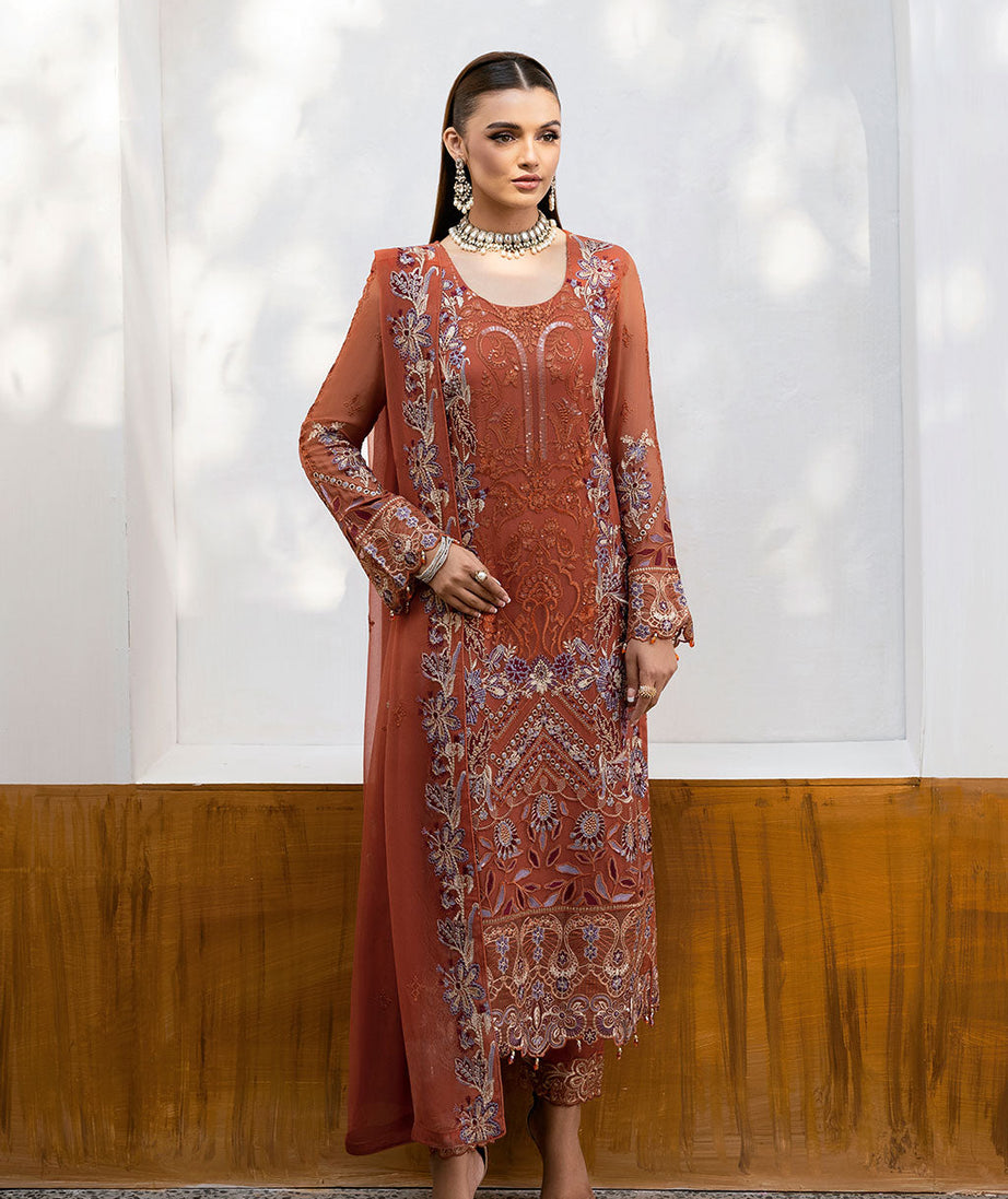 Ramsha Chevron Chiffon`25 Vol-10 D#1007