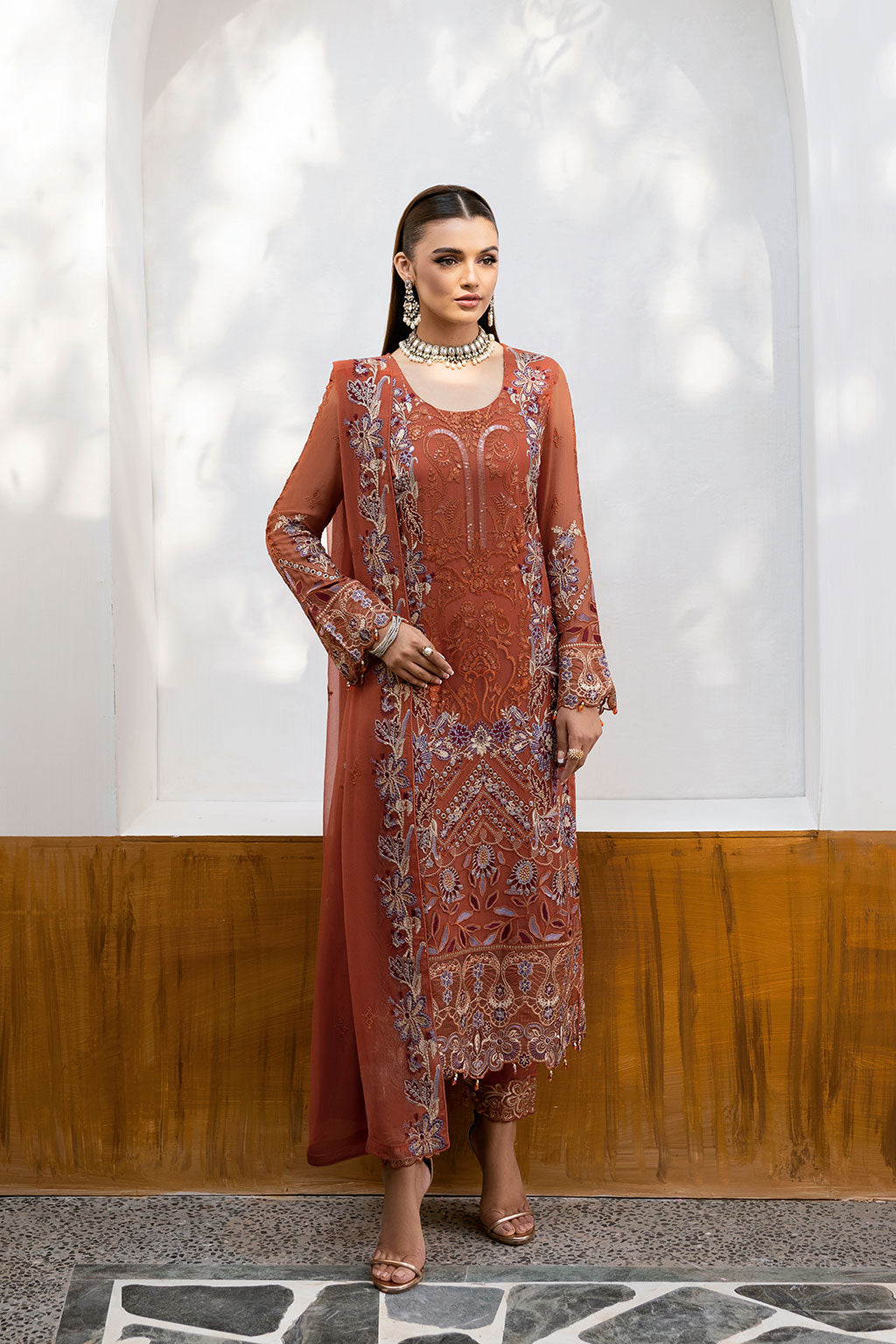 Ramsha Chevron Chiffon`25 Vol-10 D#1007