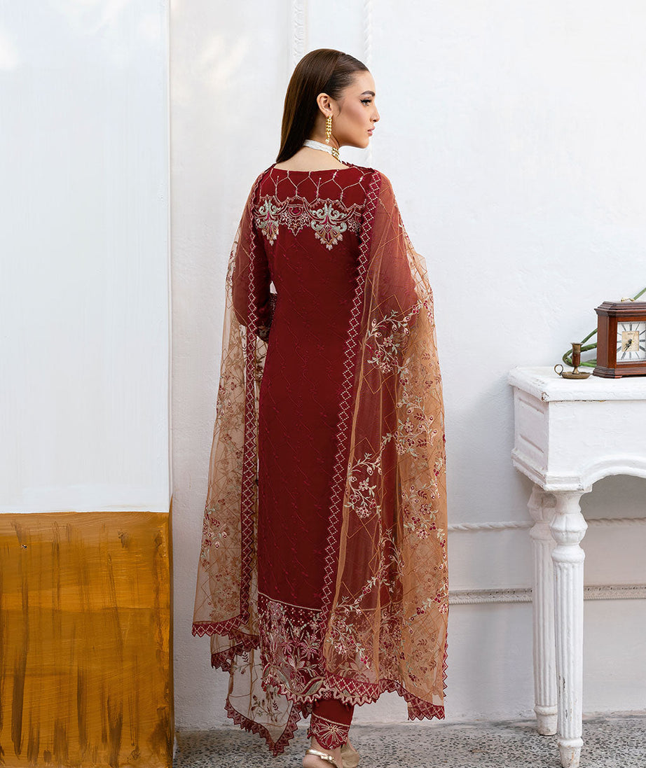 Ramsha Chevron Chiffon`25 Vol-10 D#1010