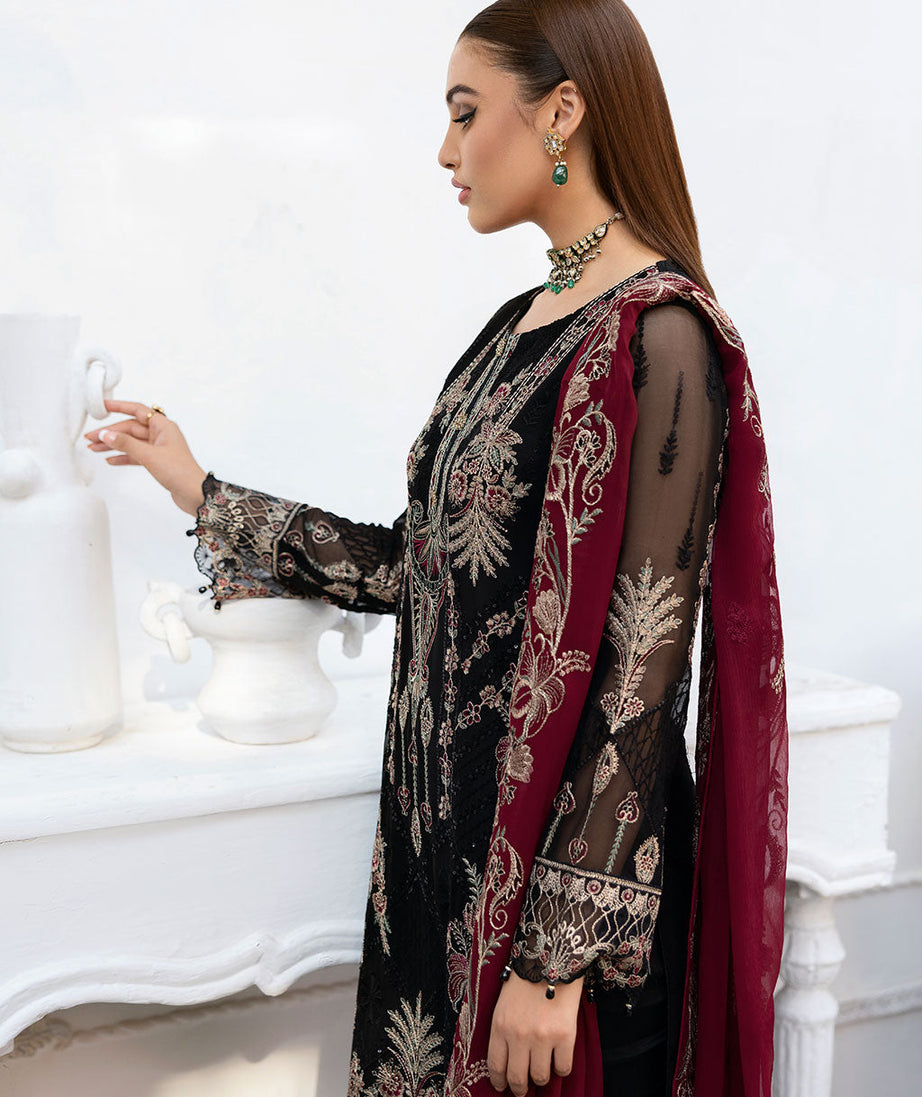 Ramsha Chevron Chiffon`25 Vol-10 D#1008