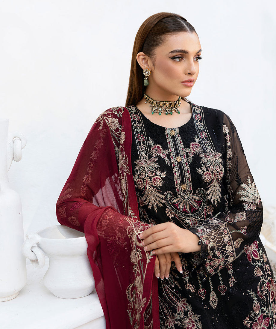 Ramsha Chevron Chiffon`25 Vol-10 D#1008