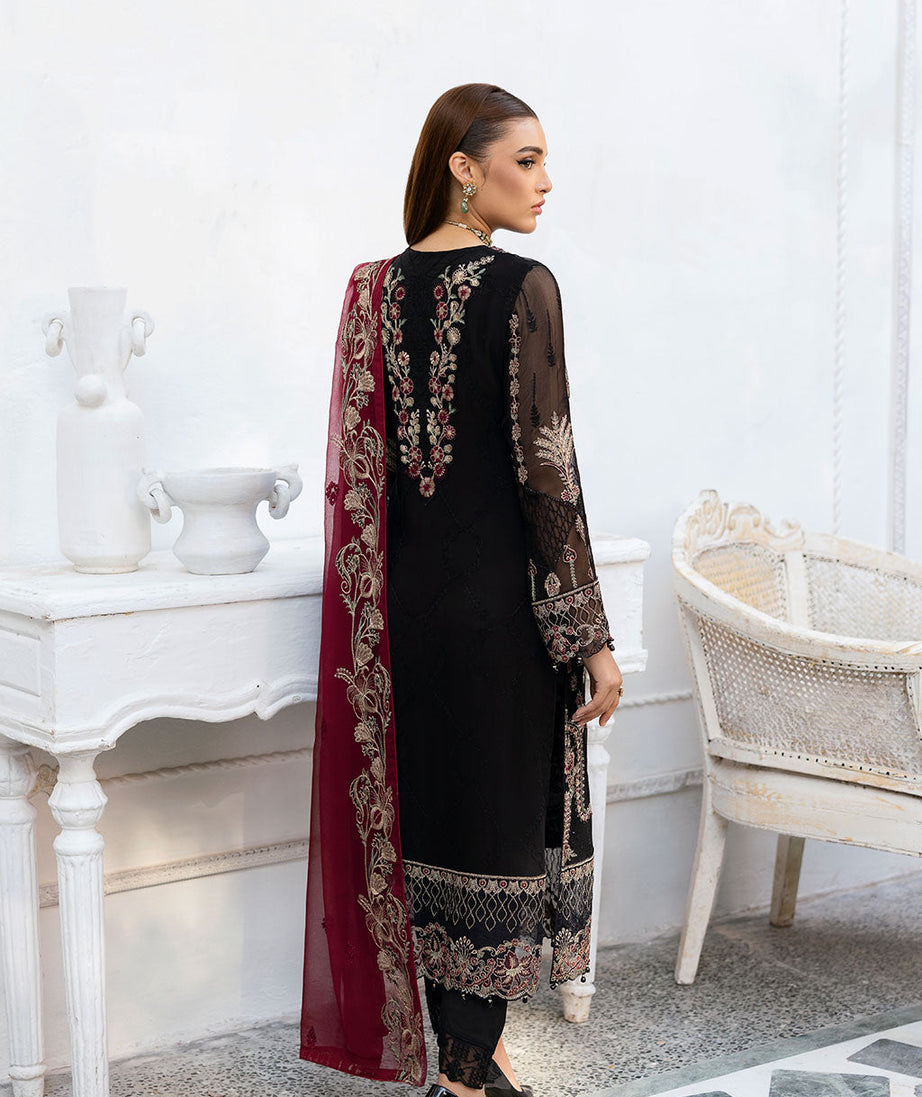 Ramsha Chevron Chiffon`25 Vol-10 D#1008