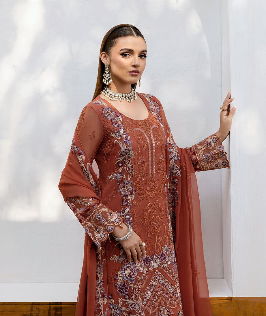 Ramsha Chevron Chiffon`25 Vol-10 D#1007