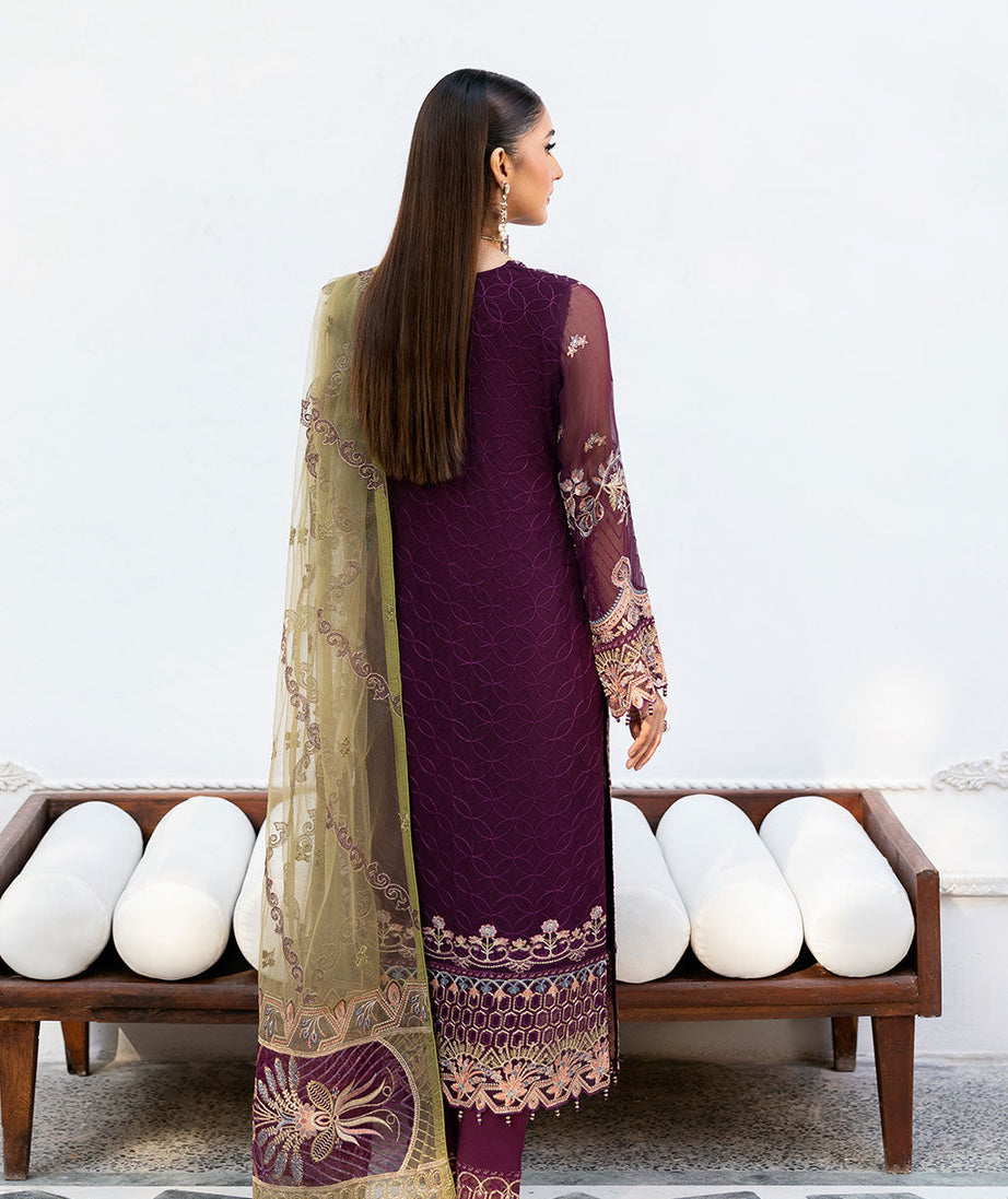 Ramsha Chevron Chiffon`25 Vol-10 D#1002