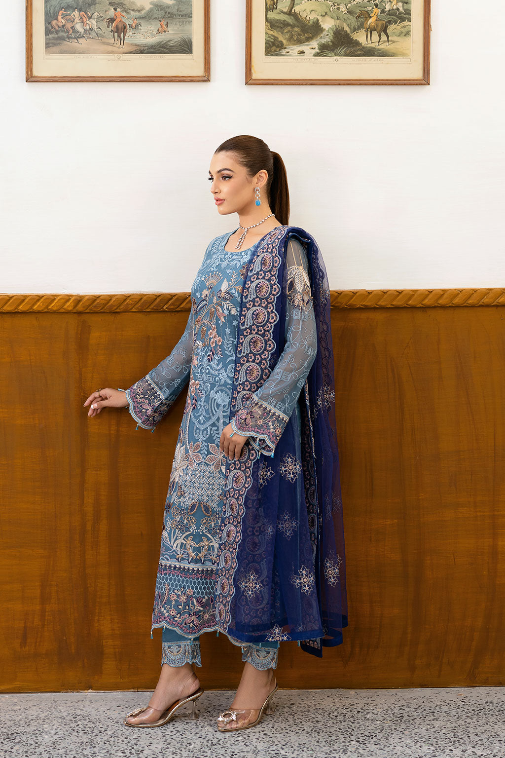 Ramsha Chevron Chiffon`25 Vol-10 D#1006