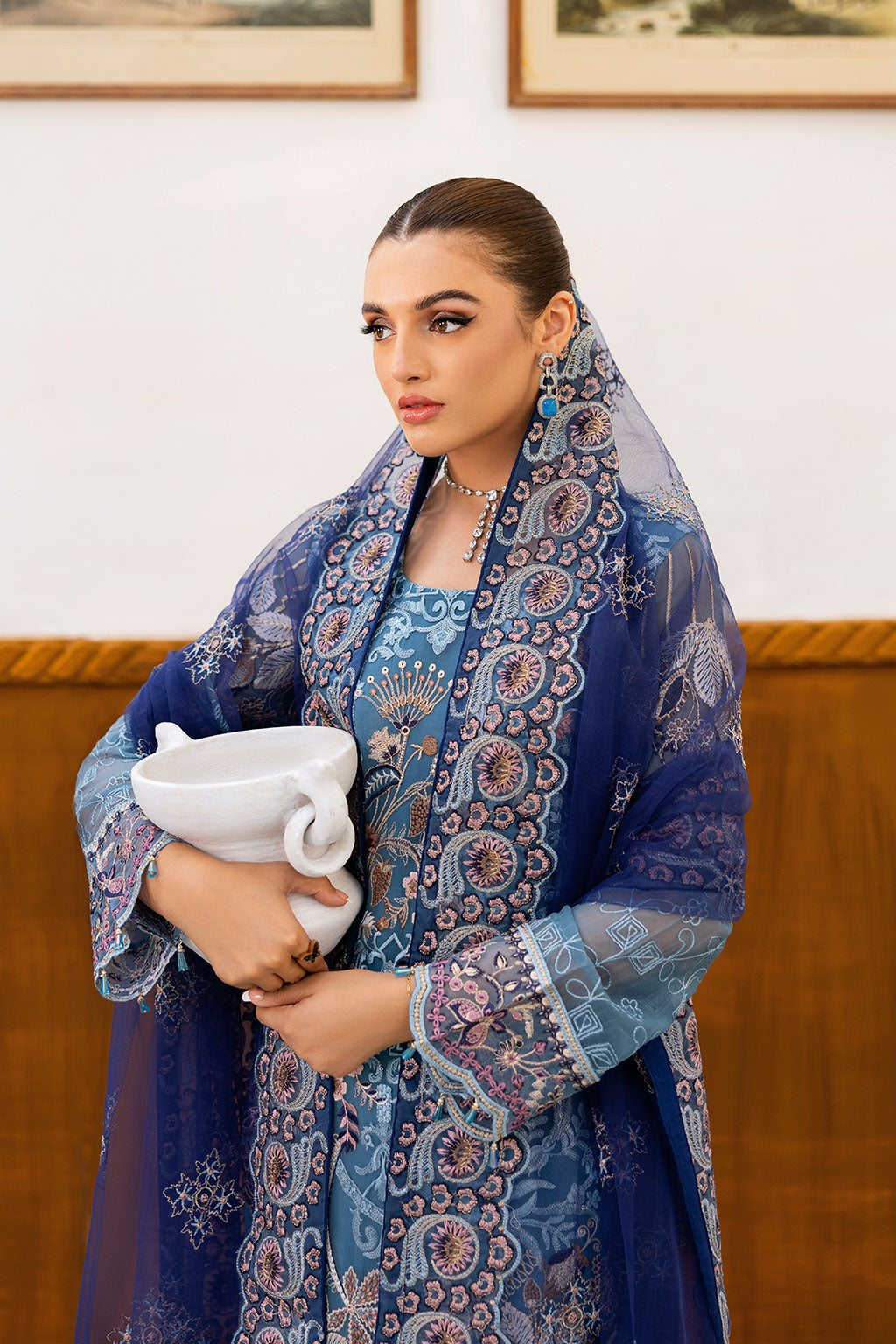 Ramsha Chevron Chiffon`25 Vol-10 D#1006