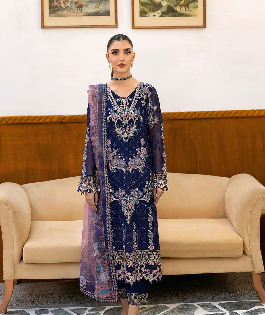 Ramsha Chevron Chiffon`25 Vol-10 D#1012