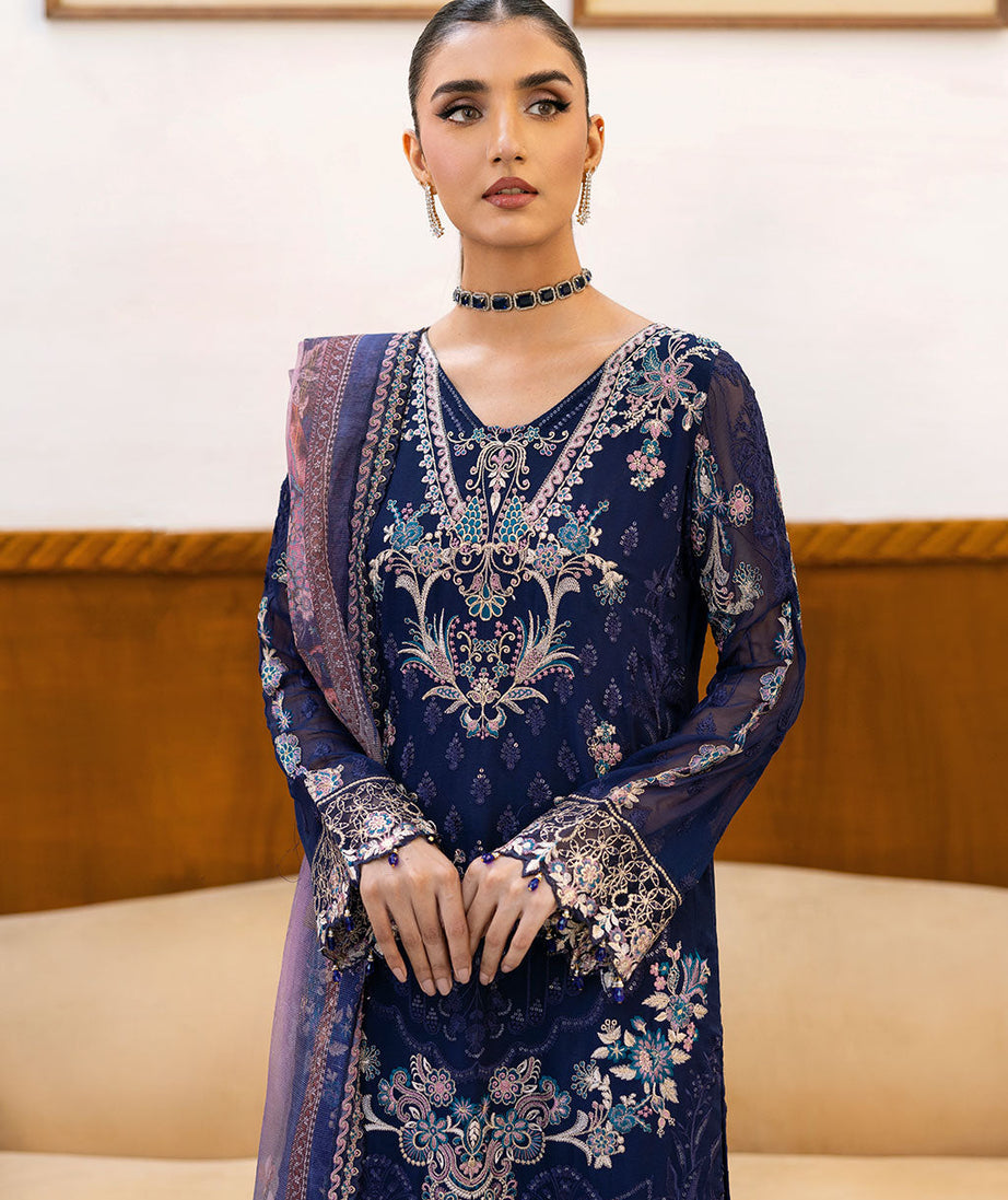 Ramsha Chevron Chiffon`25 Vol-10 D#1012