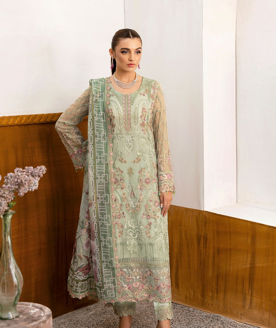 Ramsha Chevron Chiffon`25 Vol-10 D#1003