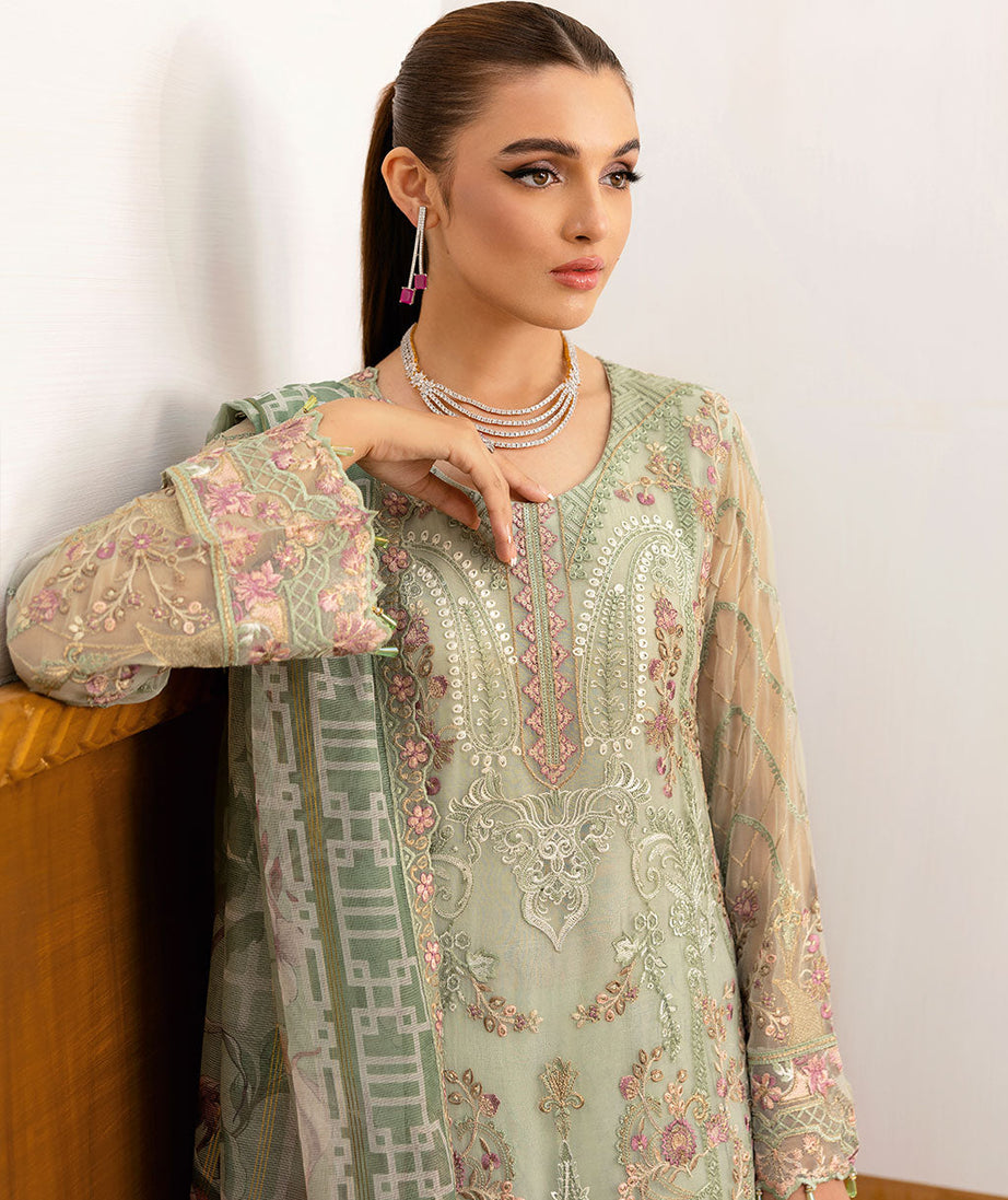 Ramsha Chevron Chiffon`25 Vol-10 D#1003