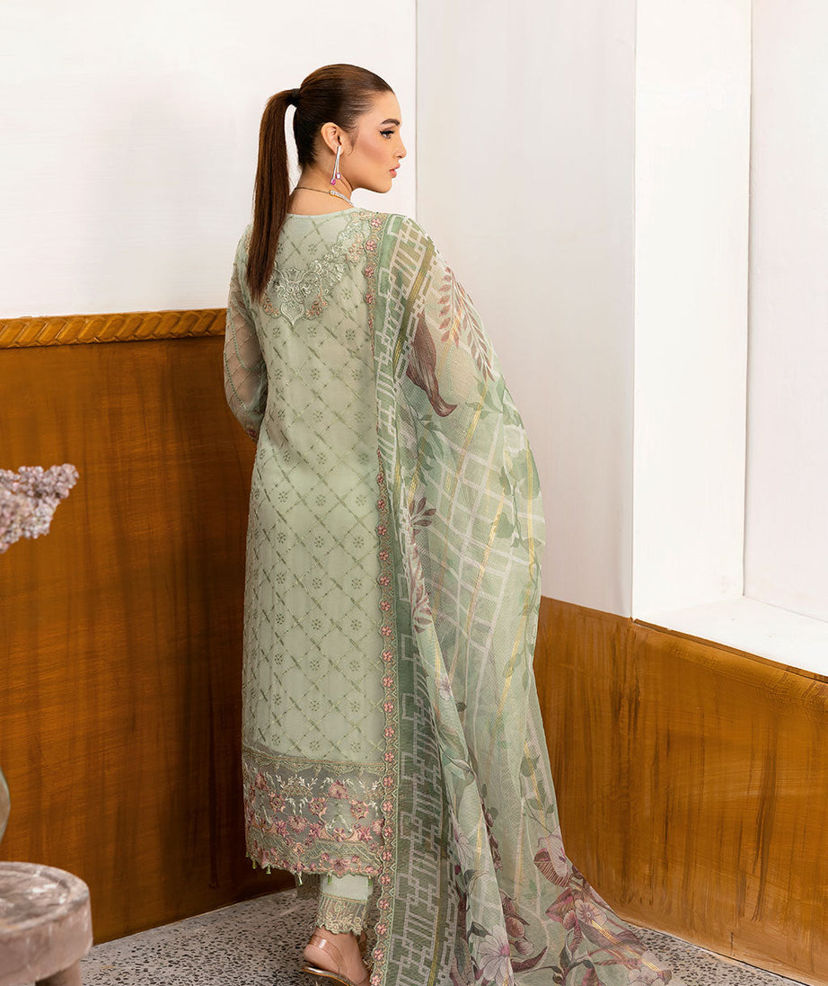 Ramsha Chevron Chiffon`25 Vol-10 D#1003