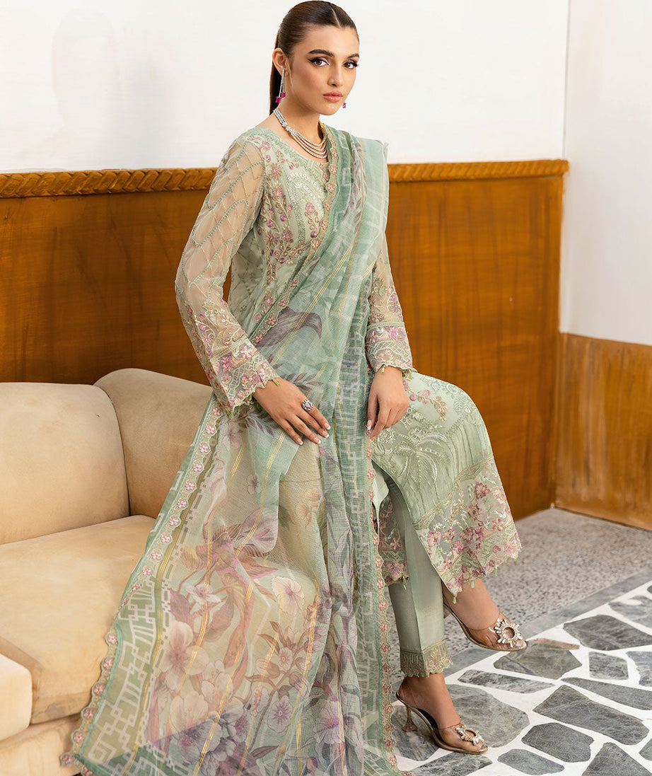 Ramsha Chevron Chiffon`25 Vol-10 D#1003