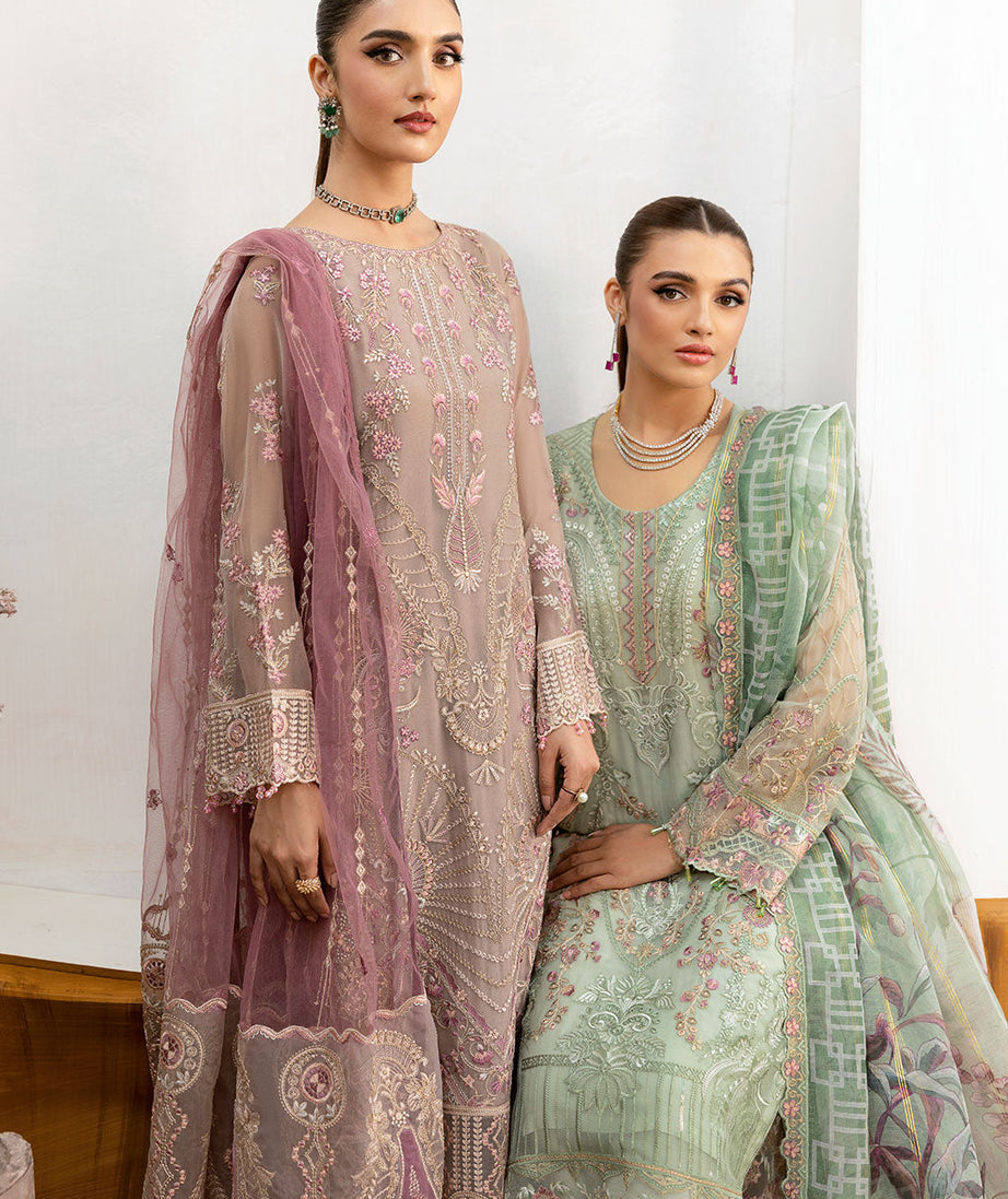 Ramsha Chevron Chiffon`25 Vol-10 D#1009