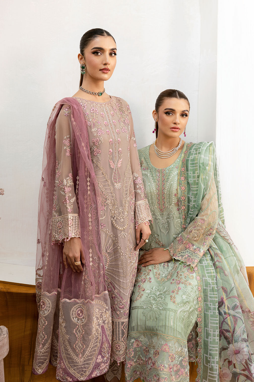 Ramsha Chevron Chiffon`25 Vol-10 D#1009