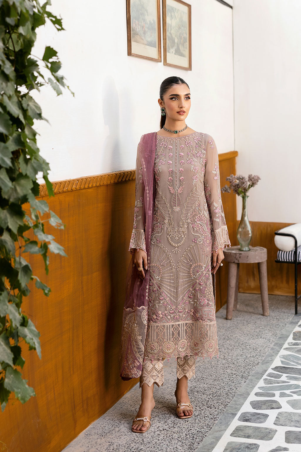 Ramsha Chevron Chiffon`25 Vol-10 D#1009