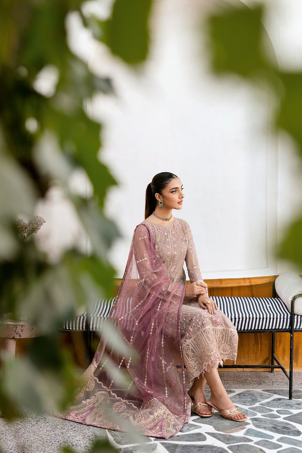 Ramsha Chevron Chiffon`25 Vol-10 D#1009