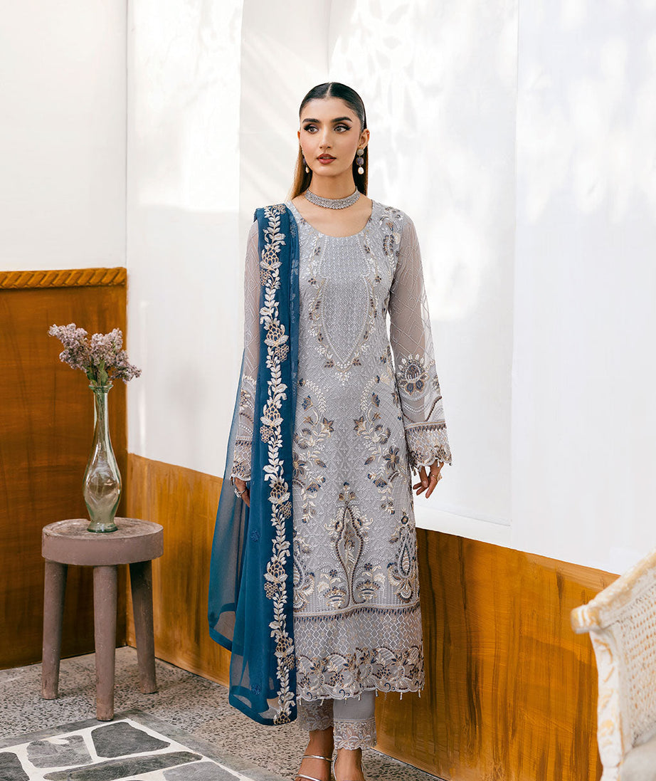Ramsha Chevron Chiffon`25 Vol-10 D#1001