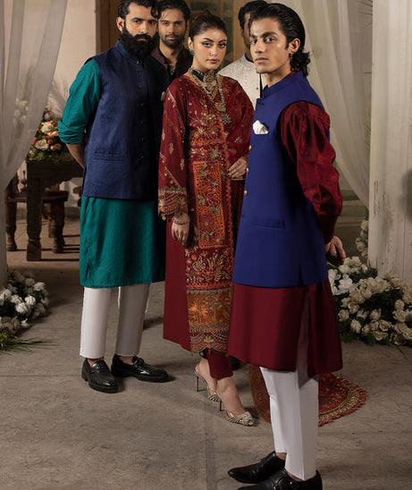Mahnur Mahrukh Lawn'24 D#4-B CARNATION