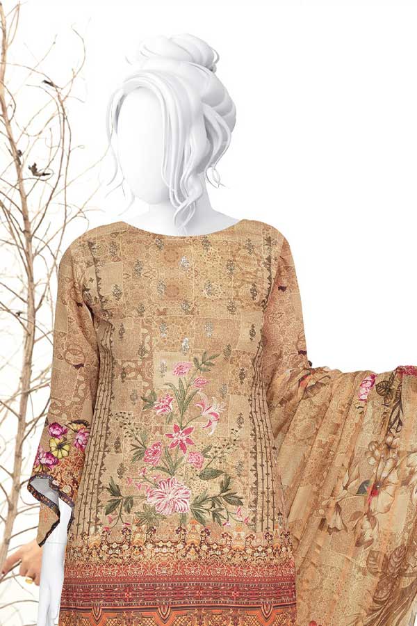 Chandni DP Emb Lawn'22 D#1