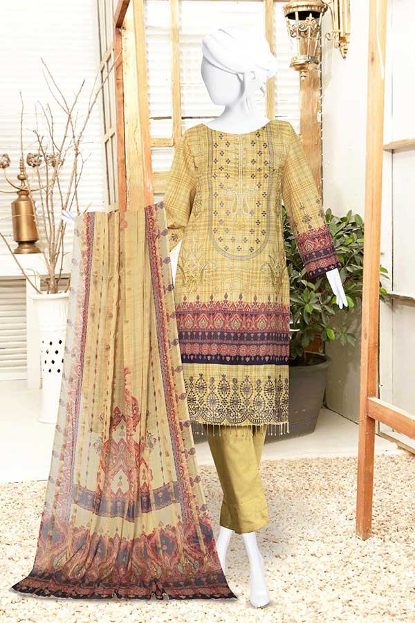 Chandni DP Emb Lawn'22 D#8