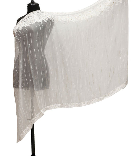Chiffon Emb Dupatta D#14-1