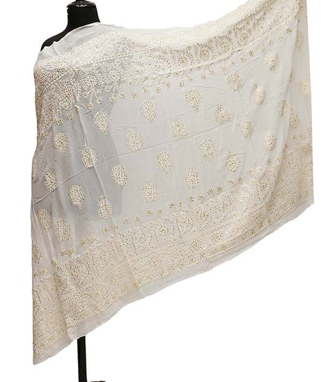Chiffon Emb Dupatta D#16-3