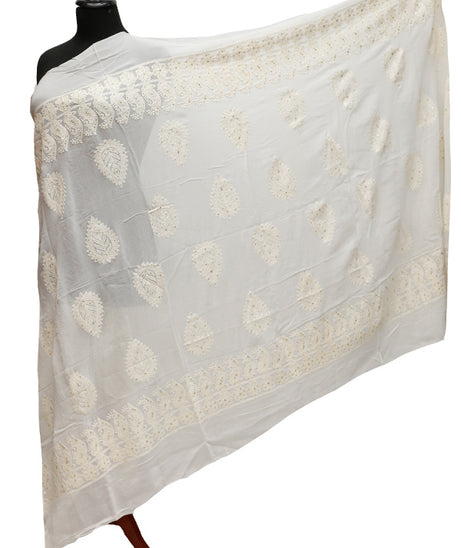 Chiffon Emb Dupatta D#16-4