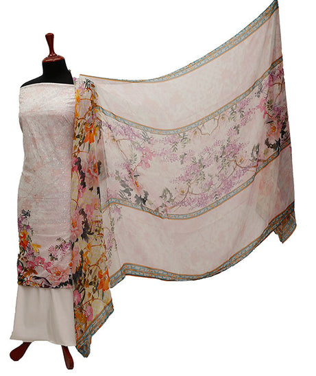 Chiken Kari Lawn Chiffon Dupatta`21 D#13-10