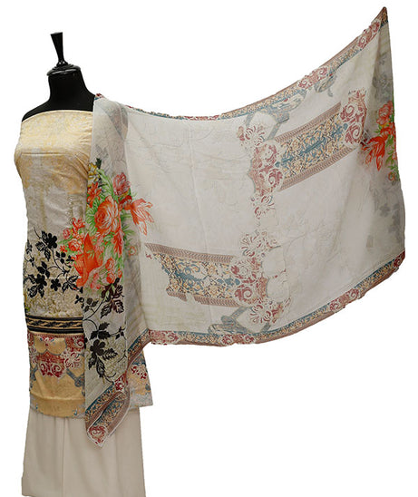 Chiken Kari Lawn Chiffon Dupatta`21 D#13-13