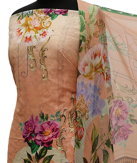 Chiken Kari Lawn Chiffon Dupatta`21 D#13-8