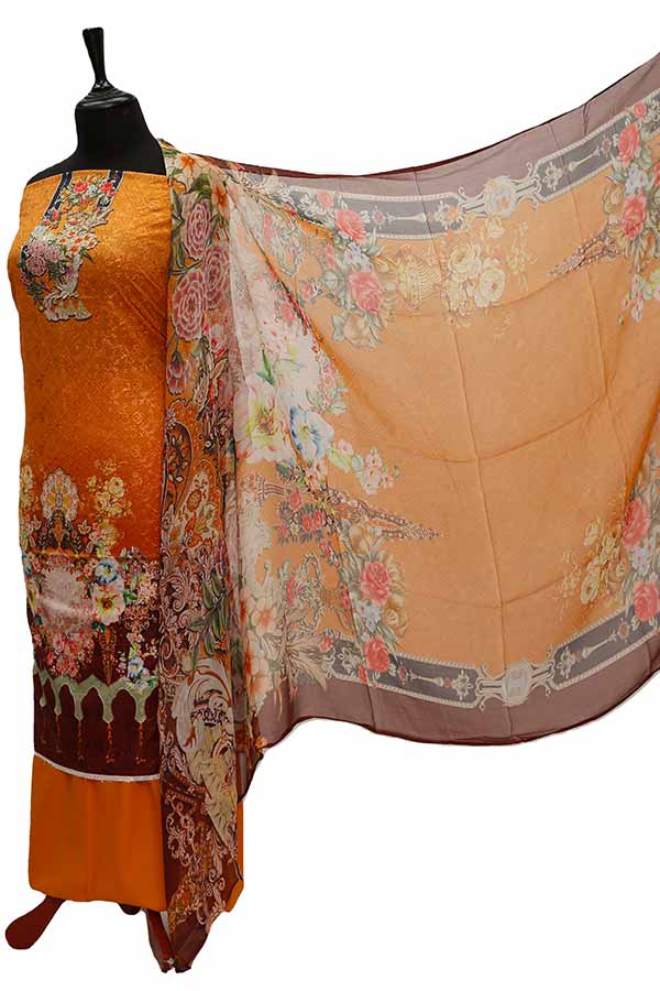 Chiken Kari Lawn Chiffon Duptt'21 D#12-11