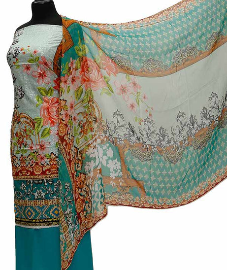 Chiken Kari Lawn Chiffon Duptt'21 D#12-18