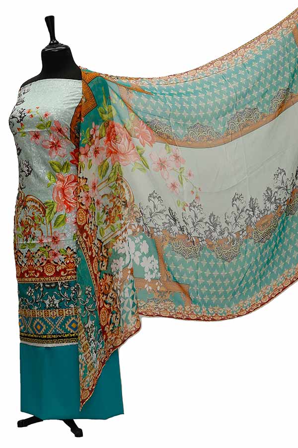 Chiken Kari Lawn Chiffon Duptt'21 D#12-18