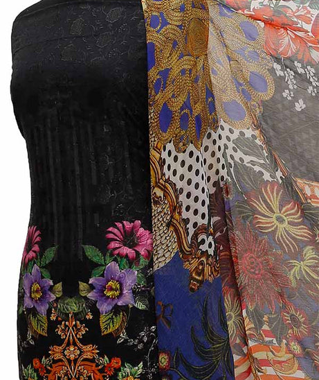 Chiken Kari Lawn Chiffon Duptt'21 D#12-19