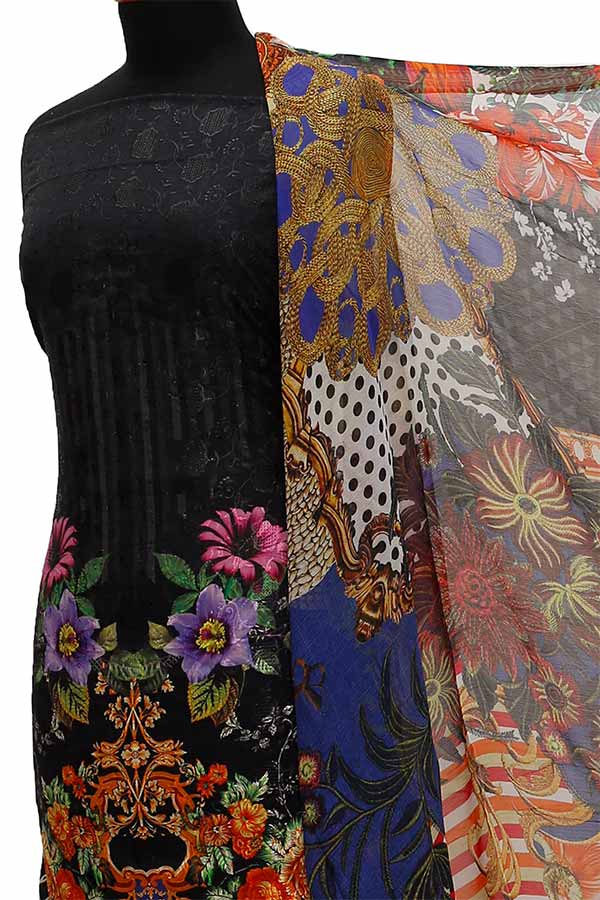 Chiken Kari Lawn Chiffon Duptt'21 D#12-19