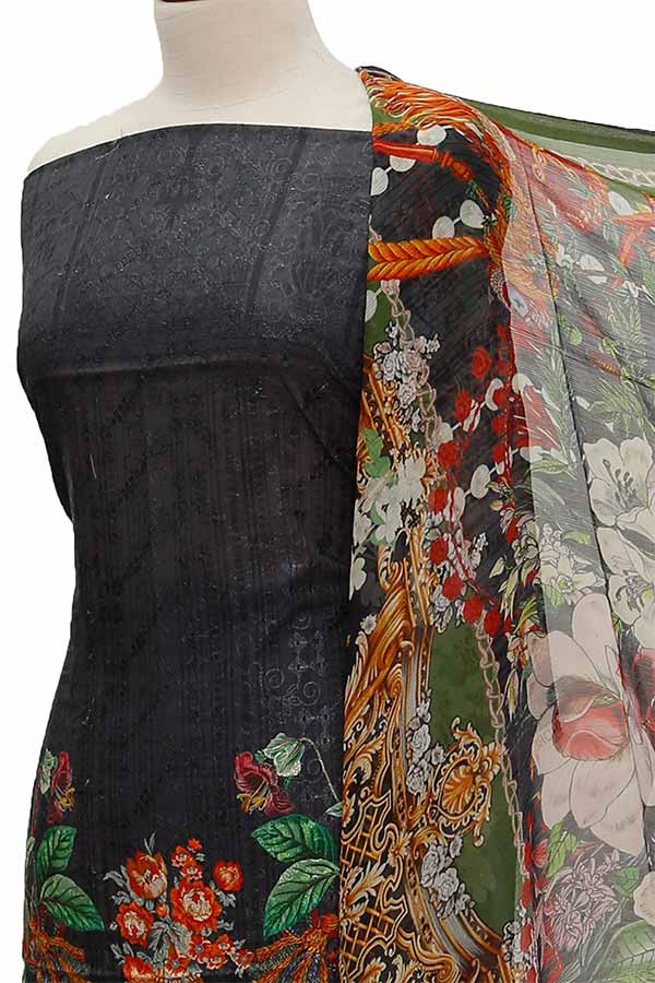 Chiken Kari Lawn Chiffon Duptt'21 D#12-20