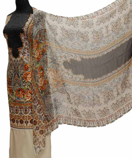 Chiken Kari Lawn Chiffon Duptt'21 D#12-21