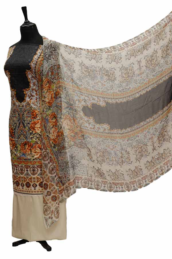 Chiken Kari Lawn Chiffon Duptt'21 D#12-21