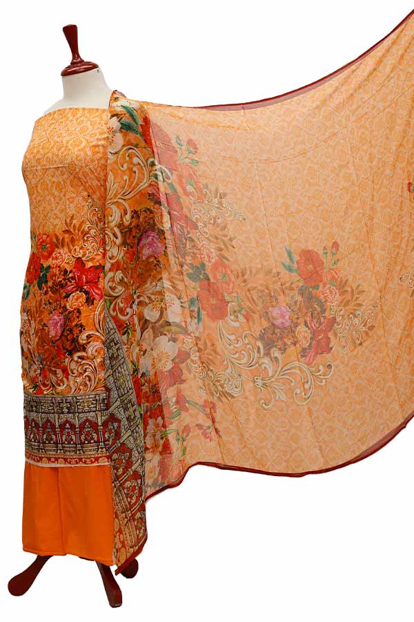 Chiken Kari Lawn Chiffon Duptt'21 D#12-23