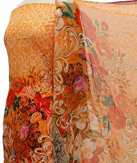 Chiken Kari Lawn Chiffon Duptt'21 D#12-23