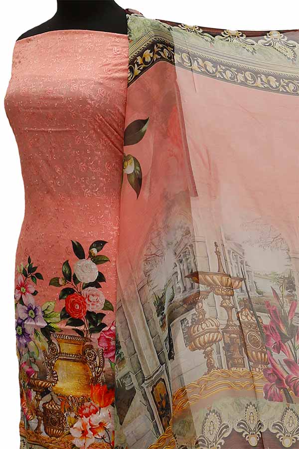 Chiken Kari Lawn Chiffon Duptt'21 D#12-26