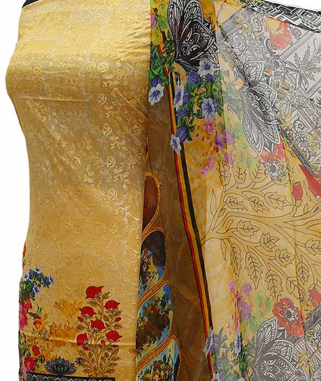 Chiken Kari Lawn Chiffon Duptt'21 D#12-27