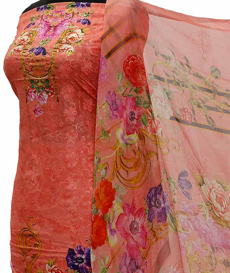 Chiken Kari Lawn Chiffon Duptt'21 D#12-28