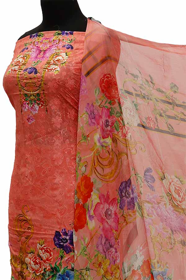 Chiken Kari Lawn Chiffon Duptt'21 D#12-28