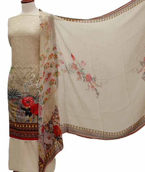 Chiken Kari Lawn Chiffon Duptt'21 D#12-32